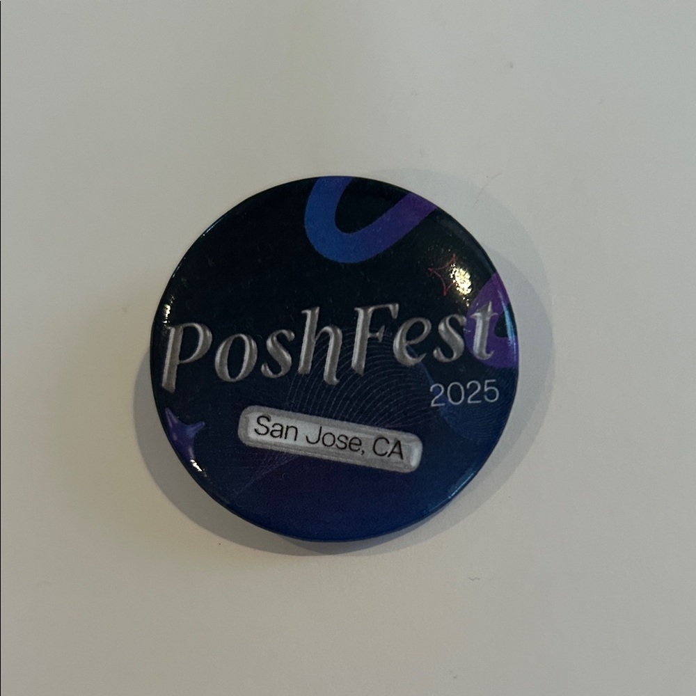 PoshFest 2025 San Jose, CA Pin NEW